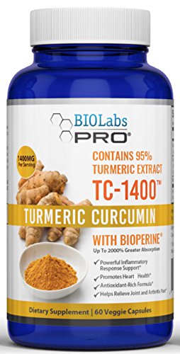 1400mg Turmeric Curcumin - 50% OFF - Turmeric Curcumin with Bioperine® - Fight Inflammation - Relieve Pain - 95% Curcuminoids