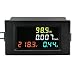 AC Power Meter, DROK AC 80-300V 100A Voltage Current Color LCD Display Panel, Digital Voltmeter Ammeter Watt Active Power Energy Battery Monitor Multimeter Volt Amp Meter with Current Transformer CT