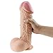 Pansdd 12.6 in Realistic Toy for Women,Flesh, Adult Games for Couples in Bedroom Huge Monster (Color : Skin)thumb 4