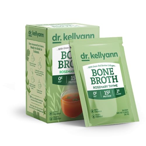 Dr. Kellyann Bone Broth Packets, Rosemary Thyme 7 Servings, Chicken