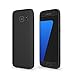 Galaxy S7 Case, G.D.SMITH [Slim] Snug-Fit Shell Slender Case Ultra-Thin Side to Side Edge Coverage Superior Coating PC Hard Cover Skin for Samsung Galaxy S7 (Black)