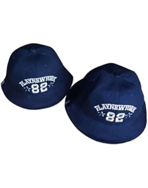 2 PCS Parent-child Words Embroidery Sun Protection Casual Bucket Hat