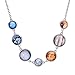 Solar System Necklace Moon Necklace Handmade Unique Planet Necklace for women Universe silver necklace