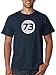 73 T-Shirt From Sheldon's Closet as seen on The Big Bang Theory Black Large