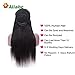Aliabc Hair 4X4 Lace Closure Straight Human Hair Wigs Unprocessed Brazilian Virgin Remy Human Hair Natural Color (18