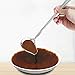 HSTYAIG Kitchen Stainless Steel Saucier Drizzle Spoon Mint Sauce Ladle Sauce with Spout (Drizzle Spoon)