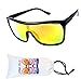 A141-vp Style Vault Turbo Sunglasses (KZ Black- gold mirror)