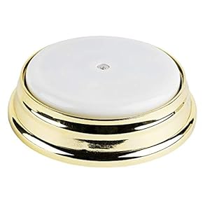 Draaitafel | lichtsokkel | draaiplateau | op batterijen | met LED-verlichting | met timerfunctie | presentatiebord…