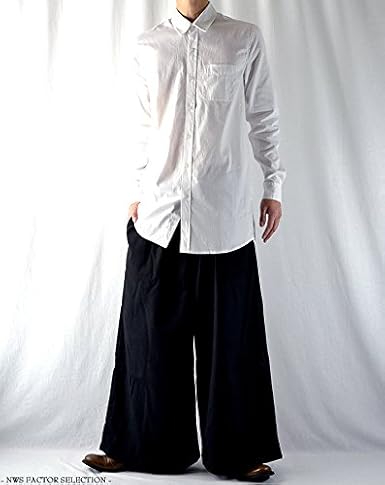 Amazon Co Jp ロングシャツ 白 ロング丈 シャツ メンズ 長袖 ホワイト バンドカラー レギュラーカラー 無地 ドレープ M バンドカラー ホワイト 服 ファッション小物