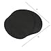 Kobwa(TM) Gourd Shape Thick Foam Cloth Wrist Rest Mouse Pad Mice Mat,Black with Kobwa's Keyring