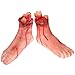 AW Halloween Severed Hands Feet Prank Props Bloody Broken Body Part Festival Decoration Party April Fool Day (Pack of 5) 2025