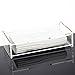 Tissue Box Rectangular Transparent Acrylic Facial Cover Holder Clear Napkin Organizer for Bathroom, Kitchen, Office
