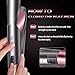 Professional Hair Straightener Curling Iron 2 in 1 Tourmaline Ceramic Twisted Flat Iron for All Hair - Christmas Gifts for Women, Girl, Mom, Girlfriend, Valentine's Day, Mother's Day - LCD Display