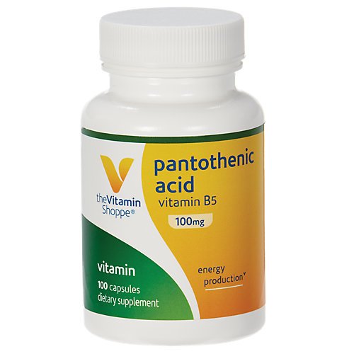 Pantothenic Acid 100 MG Capsules by The Vitamin Shoppe Buy Online in