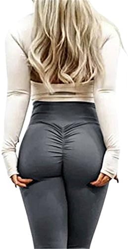 Shelers Womens Ruched Butt Leggings High Waist Workout Sport Tights Yoga Pants