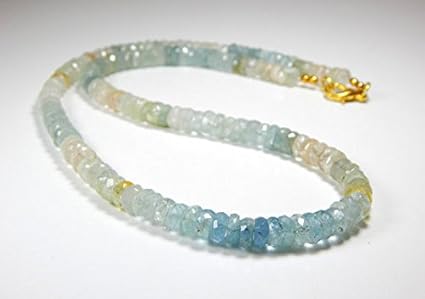 Aigue Marine Multi Facettes Perles Heishi Pneu Forme 100 Persent Naturel Pierre Precieuse Taille 7 6 X 6 2 Mm 22 9 Cm Pouces Par Extension Amazon Fr Cuisine Maison