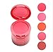 Pure Vie® Professional 5 Layers/Colors Cream Blush Blusher Pressed Face Powder Makeup Palette Contouring Kit - Ideal for Salon and Daily Use