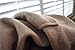 KC Caps Fleece Blanket with Sleeves and Front Pocket, Super Soft Wearable Adult Sofa Throw Robe for Women and Men, Camel