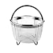 Steamer Basket, Taococo InstaPot Accessories for 6 or 8 Quart Fits InstaPot Pressure Cooker, Food Grade Stainless Steel Steamer Great for Steaming Fruits Vegetables Eggs (6 Quart)