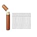 MIUSIE Convenient Needle Storage,Versatile Wooden Needle Case with Smooth Touch,Sewing Supplies with 20 Pieces Big-Eye Stitching Needles for Stitching/Sewing/Embroidery