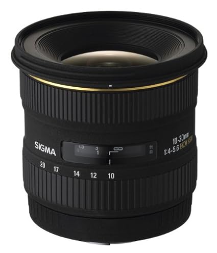 Sigma 10-20 mm F4,0-5,6 EX DC HSM-Objektiv (77 mm Filtergewinde) für Nikon D Objektivbajonett