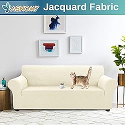Asnomy Couch Covers for 3 Cushion Couch Stretch