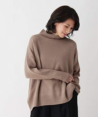Amazon ハッシュアッシュ Hushush 洗濯機ok ドロップショルダーニット 03 L ブラウン 042 セーター 通販
