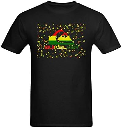 NeloimageMen Quicksilver Logo With Stars Special Design Size L T-Shirt