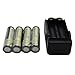 Onedayshop® 4pcs 18650 4000 mAh 3.7V Li-ion Rechargeable Battery + 1pcs charger
