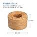 Sooez 3 Roll Raffia Ribbon String, 984 Feet Wrapping Raffia Paper String Ribbon Packing Paper Twine for Craft DIY Supply Christmas, 328Feet Each Roll