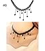 MLYSA 8 Pieces Womens Black Velvet Choker Necklace for Women Girls Lace Choker Gothic Tattoo Necklaces