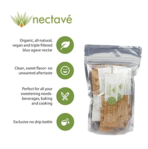 Nectave Agave Sweetener - Sugar Substitute Premium Blue Agave Nectar  Packets - Sugar Replacement Alternative Sweetener Ideal for Beverages,  Baking, Cooking, Coffee, and Tea On The Go Stick (100 Pack) in Kenya |