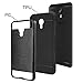 shisha BLU Vivo 8 Case, Drop Protection Hybrid Dual Layer Armor Protective Case Cover for BLU Vivo 8 (Black)