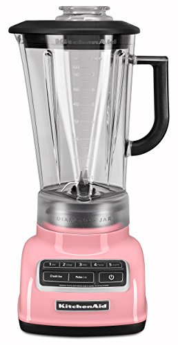 Click Here to See More Images KitchenAid KSB1575GU 5-Speed Diamond Blender, Guava Glaze
