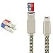 iDragon Memory Card Reader 2 in 1 Apple lightning cable Adapter and Data Sinc USB Charging Cable with external storage Micro SD Connector For iPhone 6/6 Plus/5/5s iPad iPod(Memory Card not included)