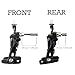TEKTRO R559 Bike Bicycle Long Reach Brake Calipers for Old School Road Bike 700C Frames Only 55-73mm