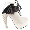 SHOW-STORY-Punk-Two-Tone-Wings-Lace-Up-Bone-Heels-Platform-Ankle-BootsLF80658