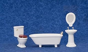 dolls house bathroom set