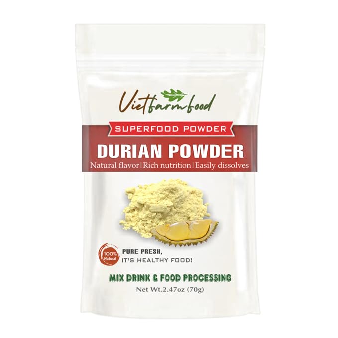 DURIAN POWDER 2.47 oz (70g) VIETFARMFOOD: Pure