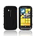 Otterbox Black Defender Series Silicone Over Hard Case w/ Holster & Screen Protector for Nokia Lumia 822