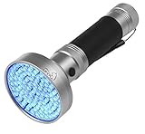 Lifepul(TM) Ultra Bright 100 LED UV Blacklight Pet Urine Detector Finder, Ultraviolet Handheld Flashlight for Detecting Dog Pee / Body Fluids / Bed Bugs, Inspecting Money, Passports, Freon Leaks