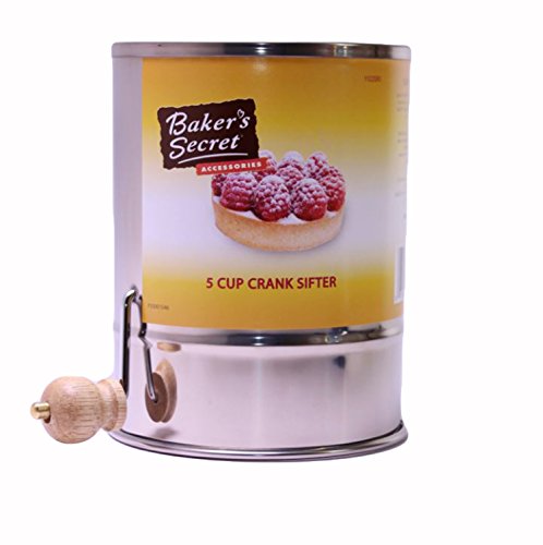 Baker's Secret Accessories 5 Cup Crank Sifter