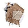 2 Tone Shawl Oversized Wrap Winter Warm Scarf cape Outdoor/Home/Office Unisex