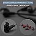 Bluetooth Headphones - Wireless Headphones - Best Sports Earphones - Sweatproof Wireless Bluetooth Sports In Ear Earbuds for Gym 10 Hour Battery Noise Cancelling Headsets With Powerful Magnets(black)