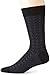 Perry Ellis Men's Fashion Mercerized Cotton Stripe Dot Dress Socks