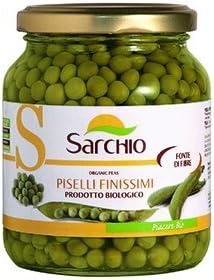 Sarchio - Organic Thin Peas - 350g (Pack of 6)