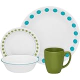 Corelle Livingware 16-Piece Dinnerware Set, South Beach