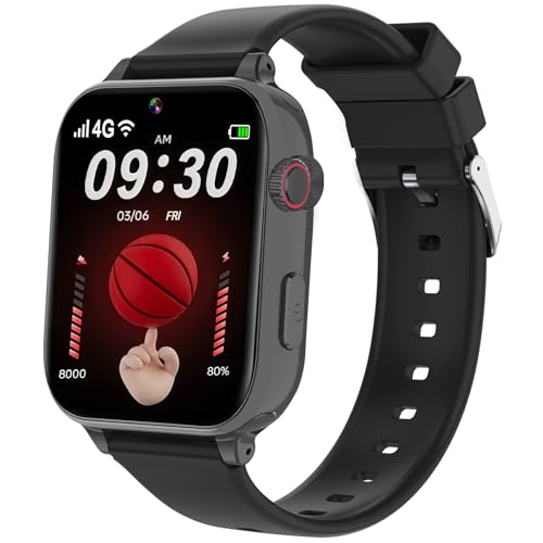 Photo 1 of MOKAST Kids Smart Watch Toys for Boys Girls – Children Watch for Kids 4-12 Years Touch Screen Watches with 15 Games Video Camera Music Player Alarm School Mode Education Birthday Gifts (Black Grey)