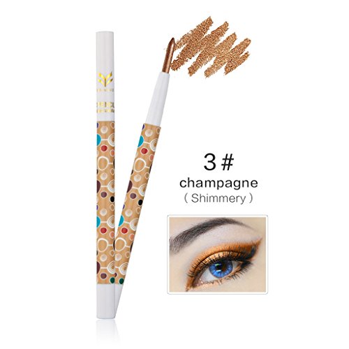 Vinjeely Beauty Pro Highlighter Eyeshadow Pencil Cosmetic Glitter Eye Shadow Pen (champagne)