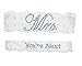 Zynotti Something Blue Bridal Wedding Garter Sets - Mrs. You're Next Garter Set